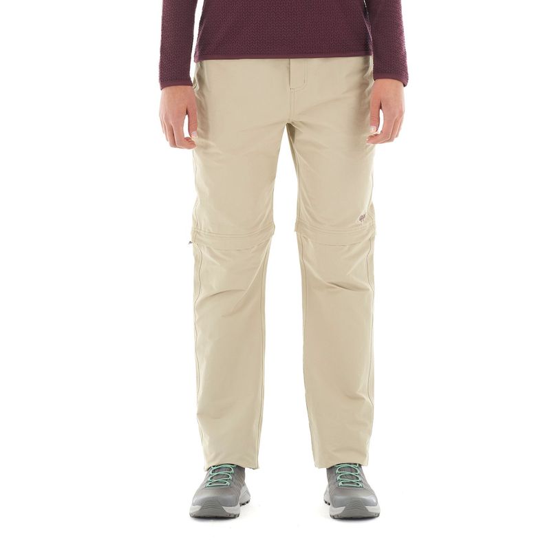 Pantalon Mujer Enduring Mix-2 Q-Dry Pants Crudo Lippi-1