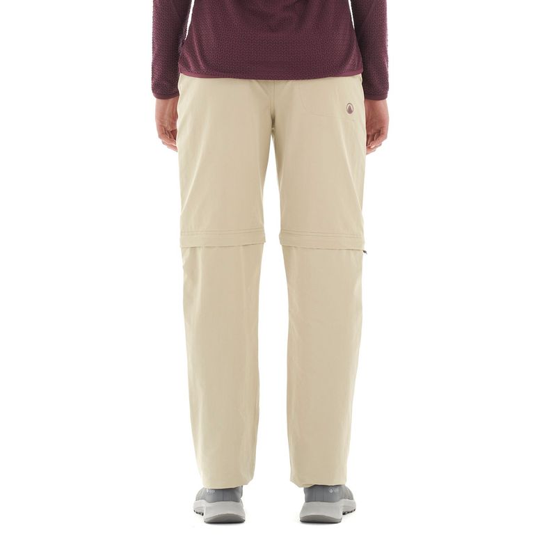 Pantalon Mujer Enduring Mix-2 Q-Dry Pants Crudo Lippi-5