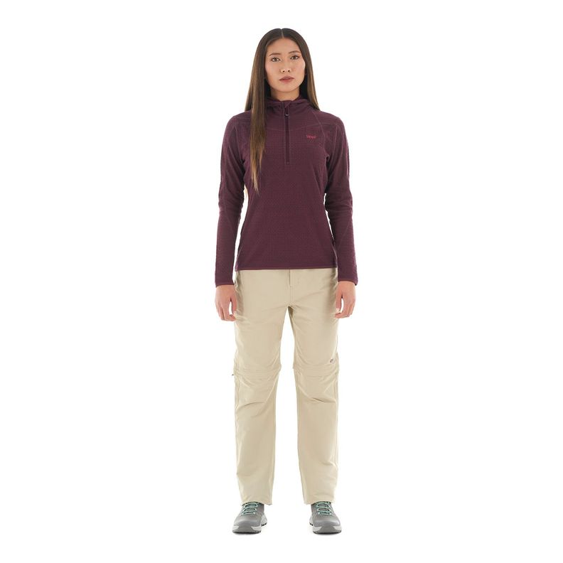 Pantalon Mujer Enduring Mix-2 Q-Dry Pants Crudo Lippi-9