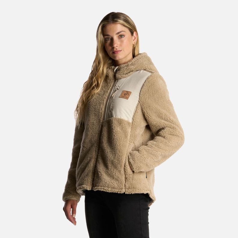 Chaqueta Mujer Bi-Polar Taupe Haka Honu-2