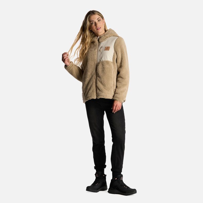 Chaqueta Mujer Bi-Polar Taupe Haka Honu-8