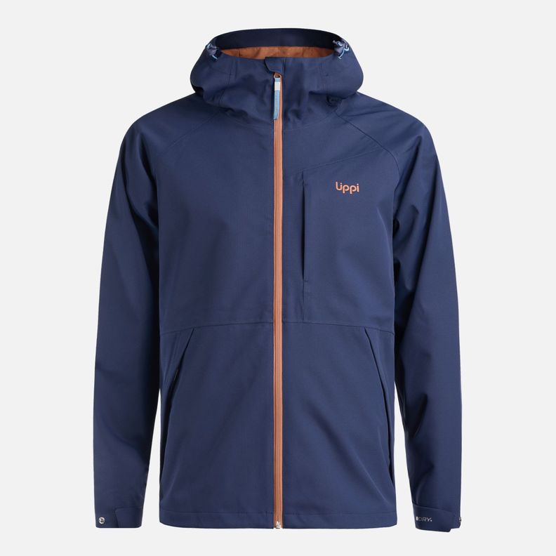Chaqueta Hombre Massif B-Dry Hoody Jacket Azul Marino Lippi-0