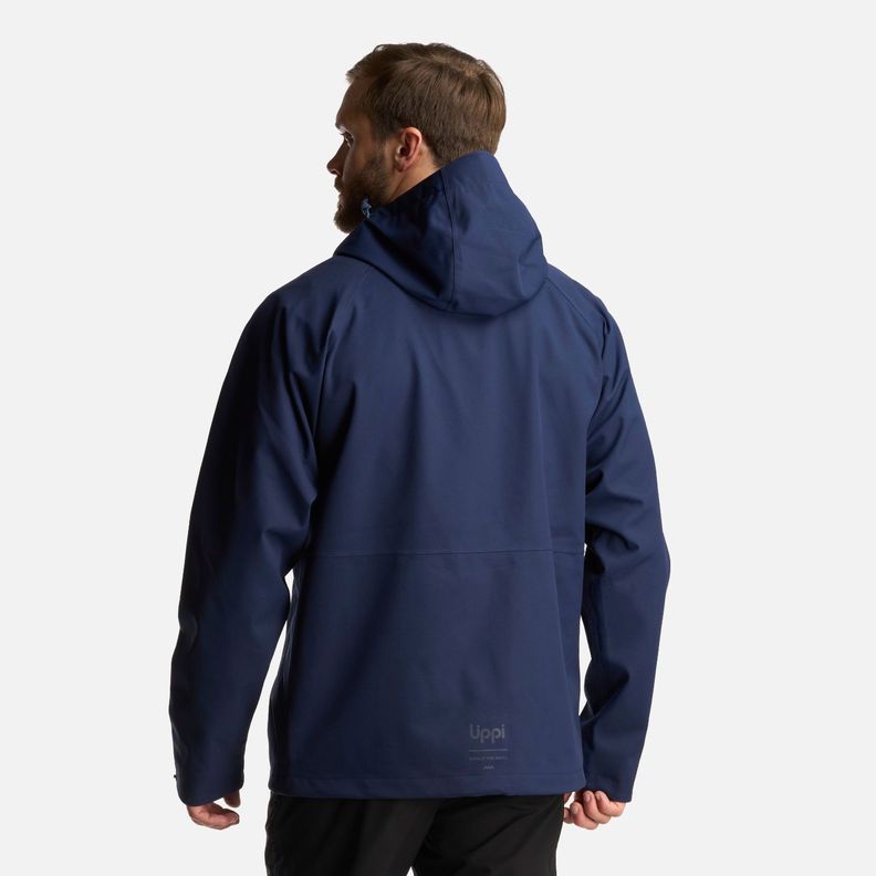 Chaqueta Hombre Massif B-Dry Hoody Jacket Azul Marino Lippi-4