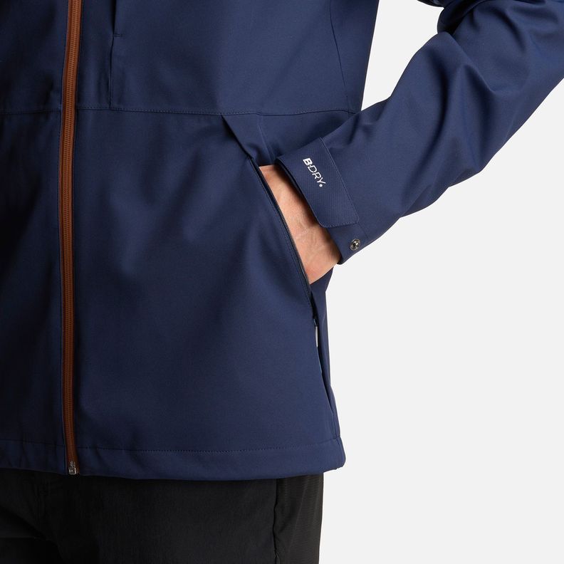 Chaqueta Hombre Massif B-Dry Hoody Jacket Azul Marino Lippi-7