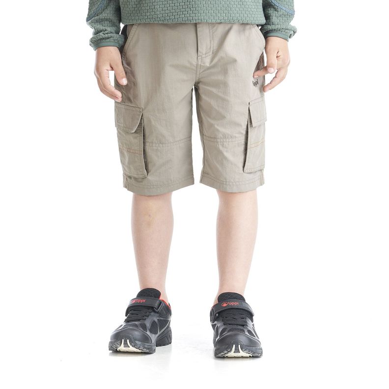 Short Niño Mini Just-Go Q-Dry Cargo Shorts Caqui Lippi V23-1