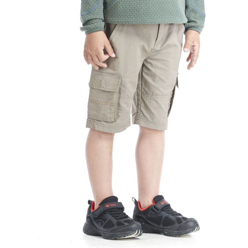 Short Niño Mini Just-Go Q-Dry Cargo Shorts Caqui Lippi V23-2