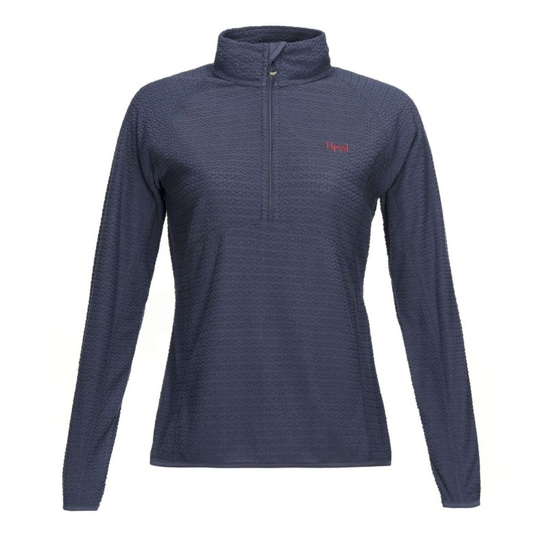 Poleron Mujer Jacaranda Nano-F 14 Zip Azul Marino Lippi V23-0