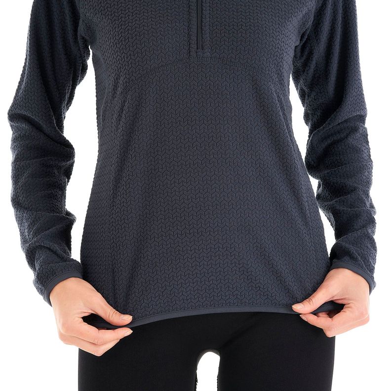 Poleron Mujer Jacaranda Nano-F 14 Zip Azul Marino Lippi V23-7
