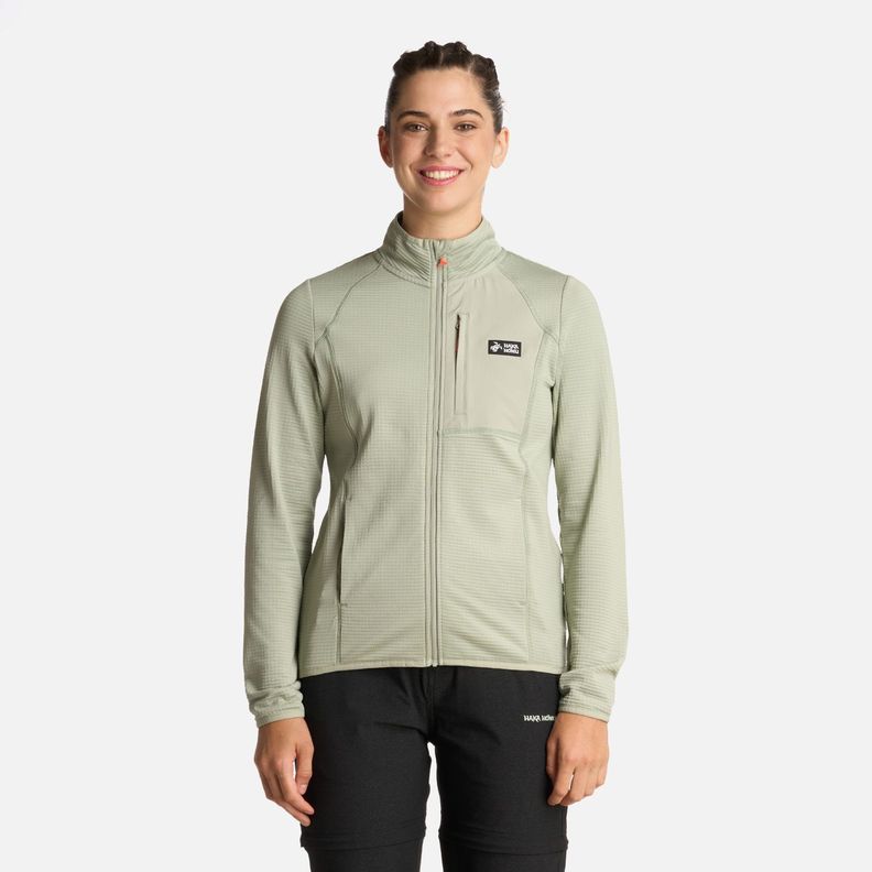 Polerón Mujer Taina Full Zip Jade Haka Honu I25-0