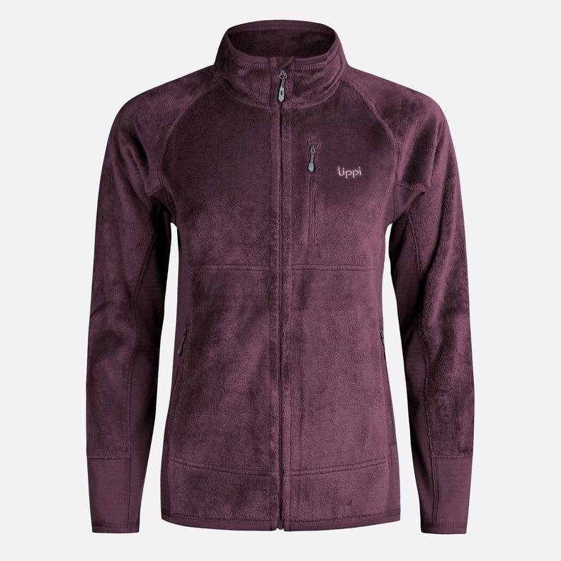 Chaqueta Mujer Numan Shaggy-Pro Jacket Burdeo Lippi-0