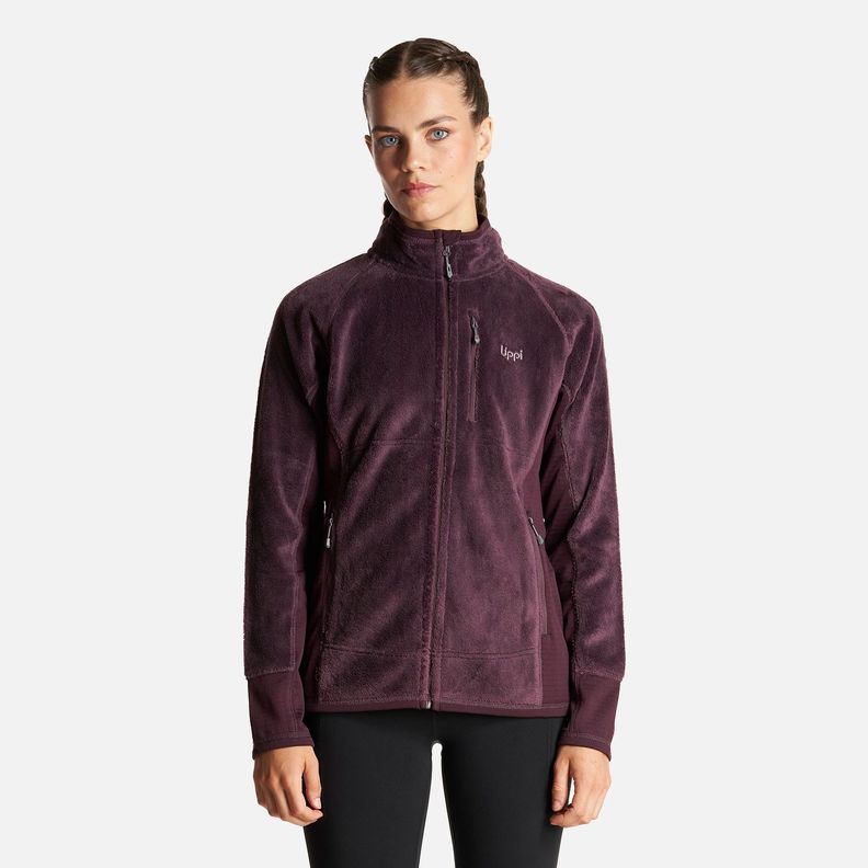 Chaqueta Mujer Numan Shaggy-Pro Jacket Burdeo Lippi-1