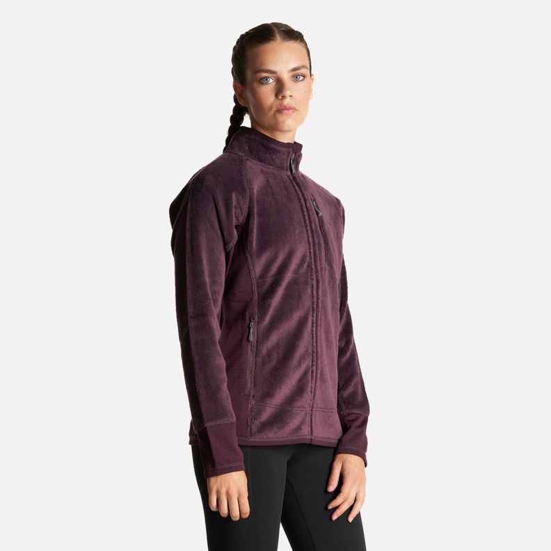 Chaqueta Mujer Numan Shaggy-Pro Jacket Burdeo Lippi-2