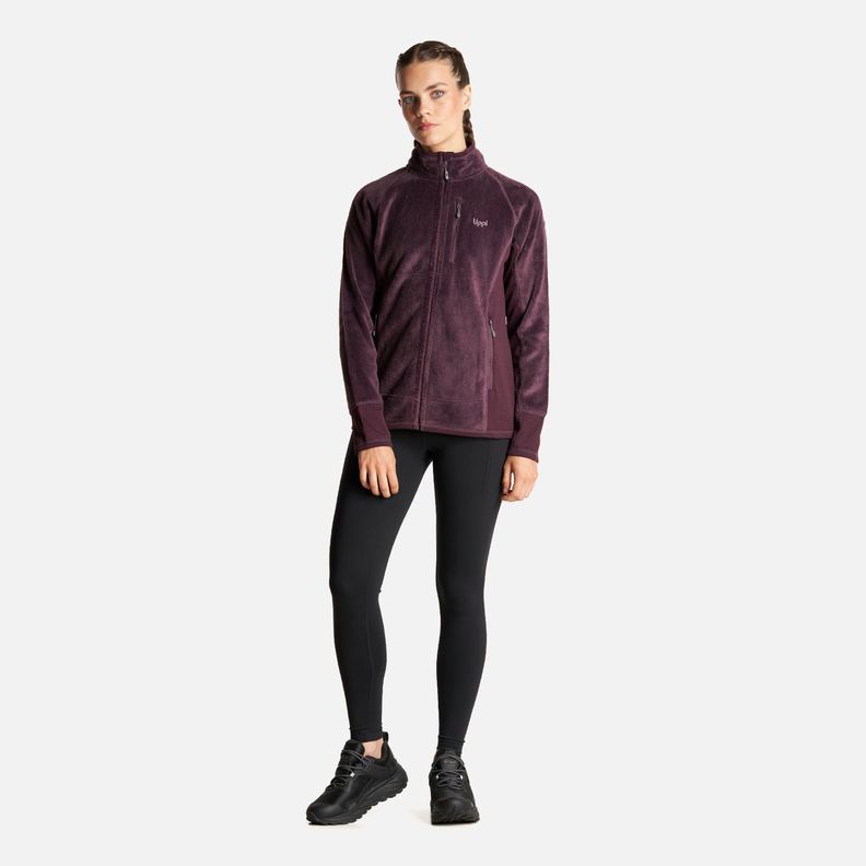 Chaqueta Mujer Numan Shaggy-Pro Jacket Burdeo Lippi-6