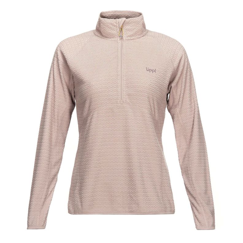 Poleron Mujer Jacaranda Nano-F 14 Zip Palo Rosa Lippi V23-0