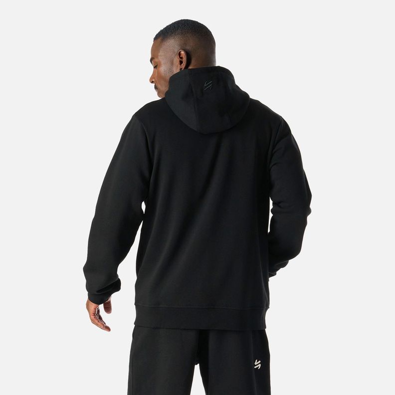 Polerón Hombre Cool Down Full Zip Hoody Negro Vulcano-3