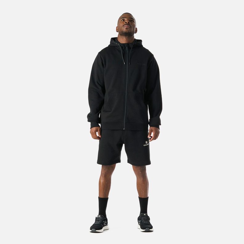 Polerón Hombre Cool Down Full Zip Hoody Negro Vulcano-6