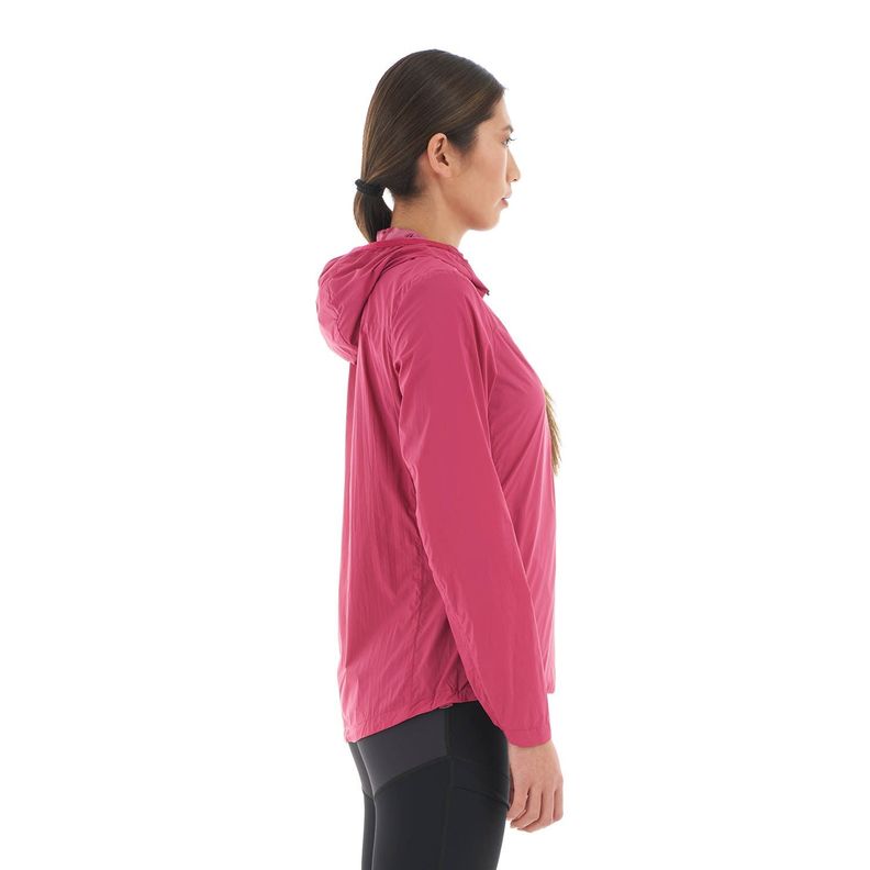 Chaqueta Mujer Spry WindBreaker 14 Zip Hoody Jacket Frambuesa Lippi-3