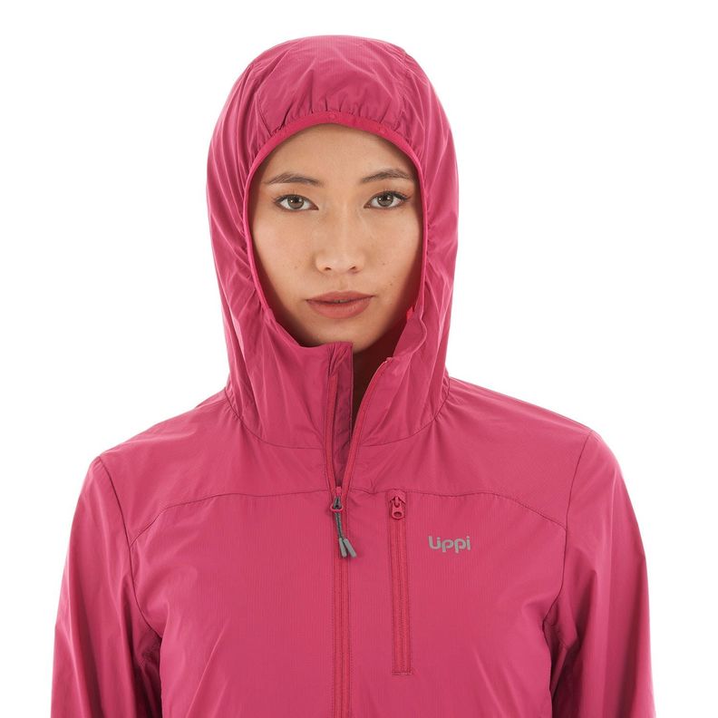 Chaqueta Mujer Spry WindBreaker 14 Zip Hoody Jacket Frambuesa Lippi-9