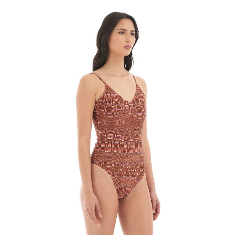 Traje de Baño Mujer La Anderson Burdeo Haka Honu-2