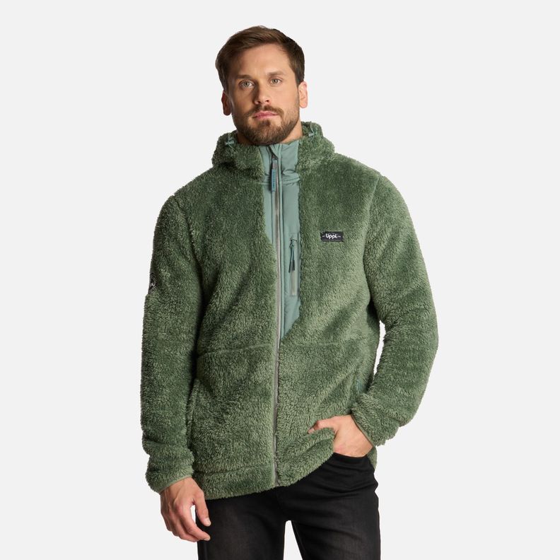 Polar Hombre Bear Shaggy-Pro Hoody Jade Oscuro Lippi I25-0