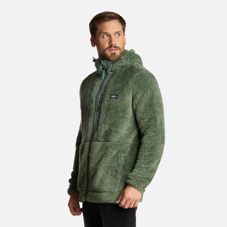 Polar Hombre Bear Shaggy-Pro Hoody Jade Oscuro Lippi I25-1