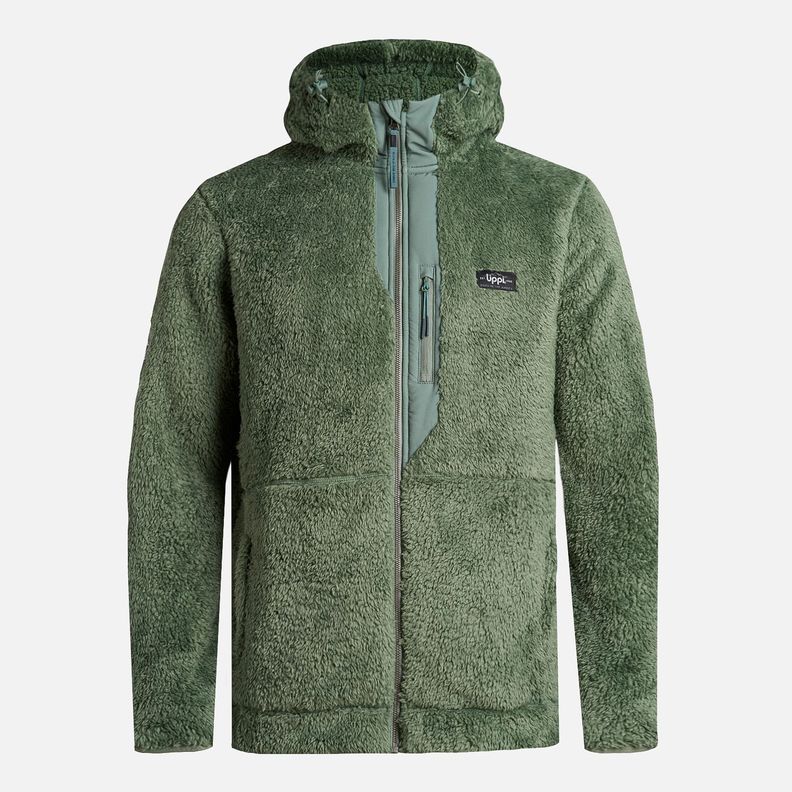 Polar Hombre Bear Shaggy-Pro Hoody Jade Oscuro Lippi I25-6