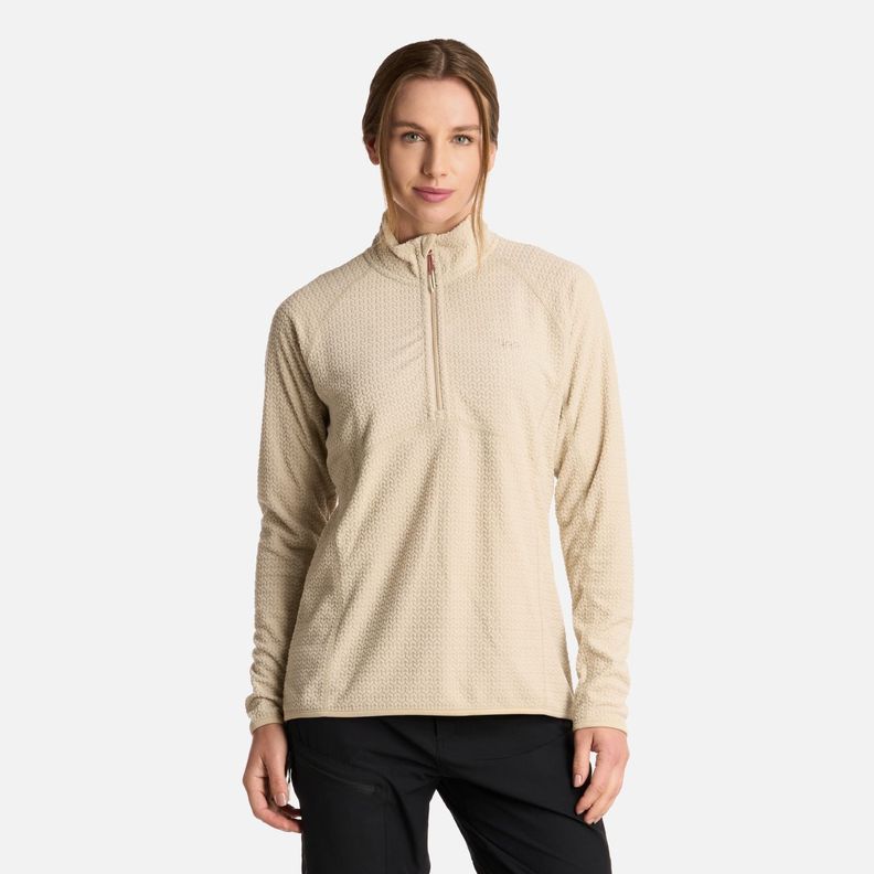 Polerón Mujer Jacaranda Nano-F 14 Zip Crudo Lippi I25-0