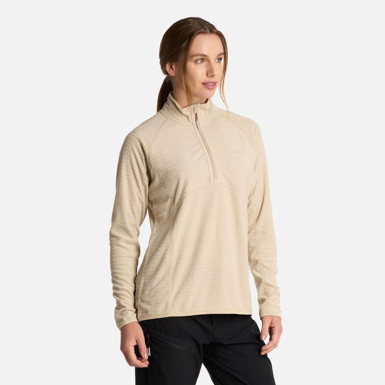 Polerón Mujer Jacaranda Nano-F 14 Zip Crudo Lippi I25-1