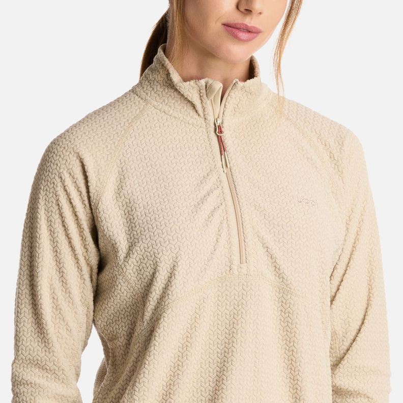 Polerón Mujer Jacaranda Nano-F 14 Zip Crudo Lippi I25-3