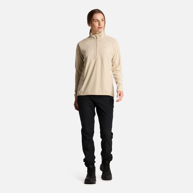 Polerón Mujer Jacaranda Nano-F 14 Zip Crudo Lippi I25-4