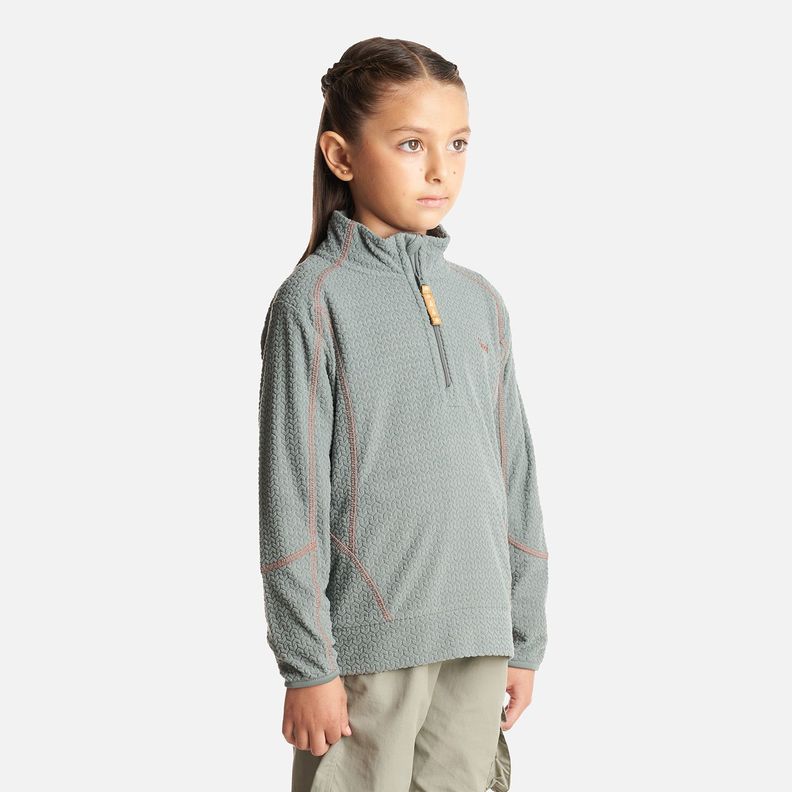 Poleron Niña Saltamontes Nano-F 14 Zip Jade Lippi I23-2