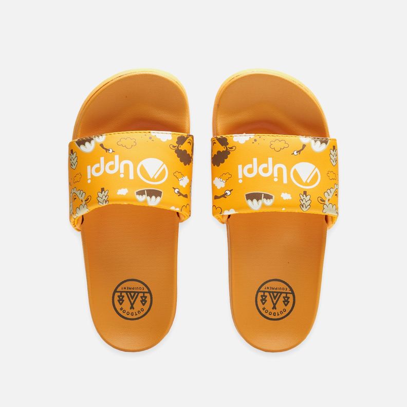 Sandalia Niño Insigne Slide Kids Mostaza Lippi-3