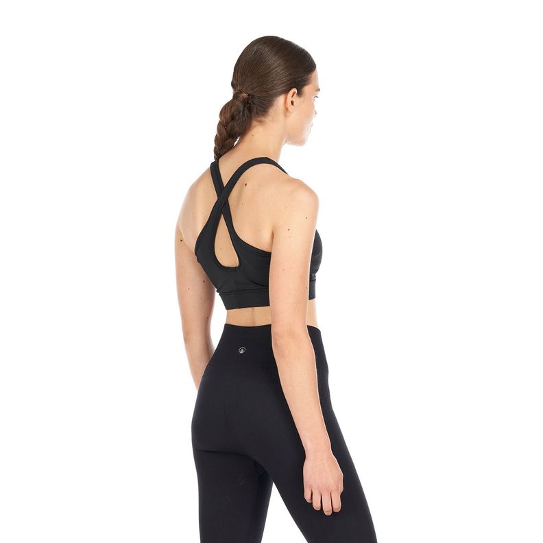 Peto Mujer In-Motion Crossback Bra Negro Lippi V22-4