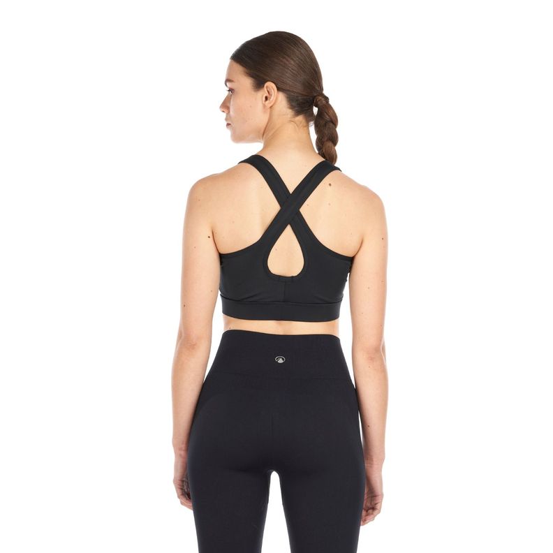 Peto Mujer In-Motion Crossback Bra Negro Lippi V22-5