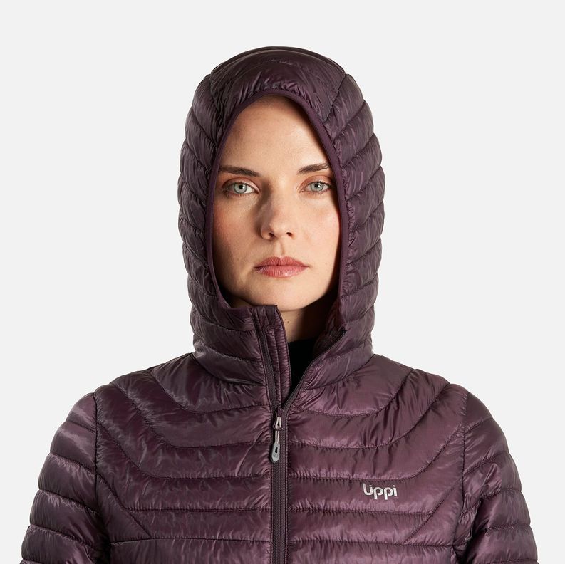 Chaquetas Mujer Ten-D SteamPro Hoody Jacket Burdeo Lippi-5