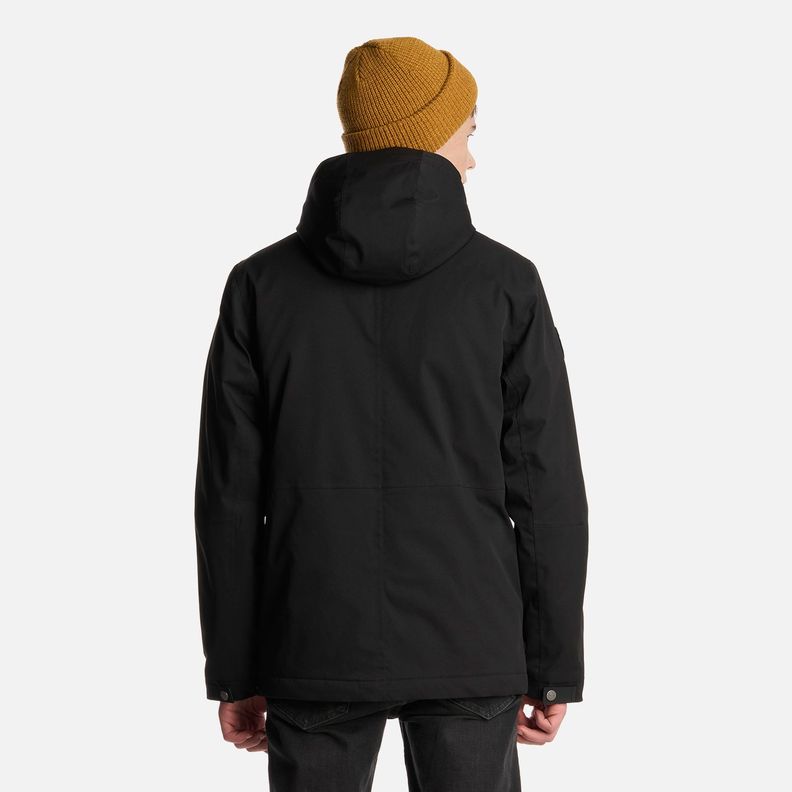 Chaqueta Teen Boy Roble B-Dry Hoody Jacket Negro Lippi I25-2