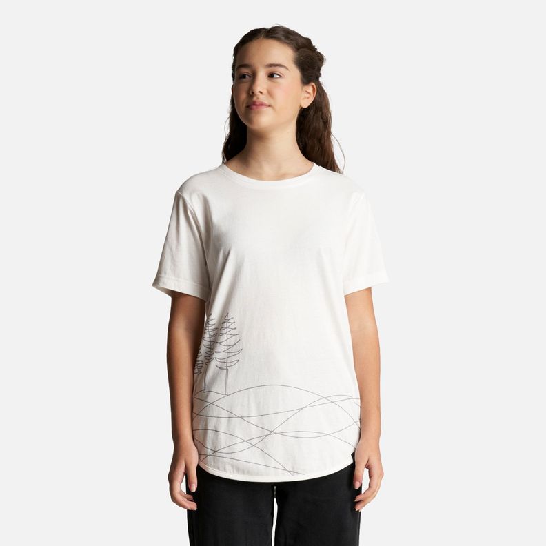 Polera Teen Girl Essential T-Shirt Blanco Lippi-1