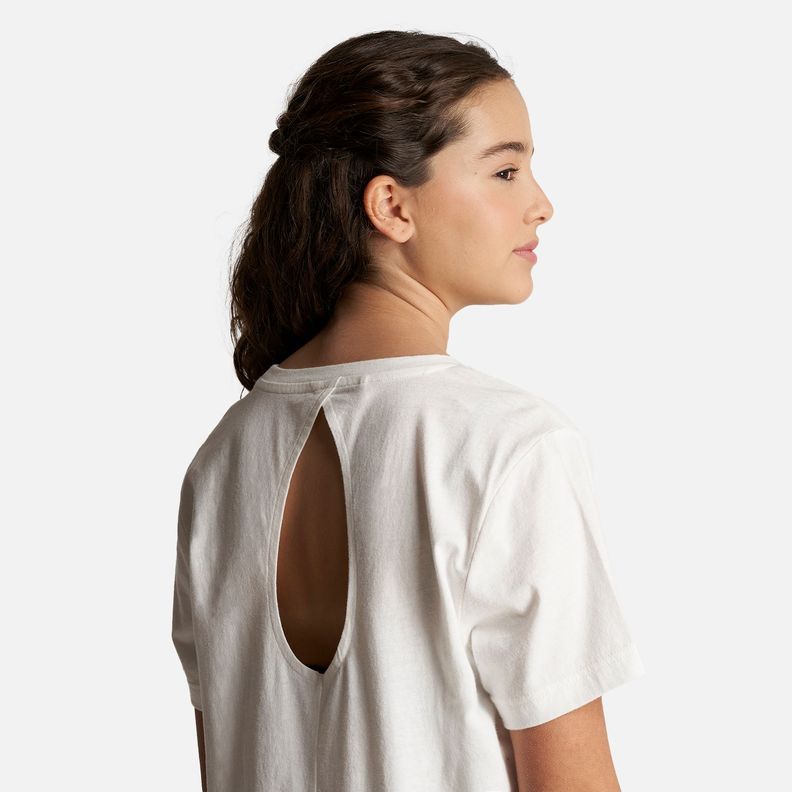 Polera Teen Girl Essential T-Shirt Blanco Lippi-3