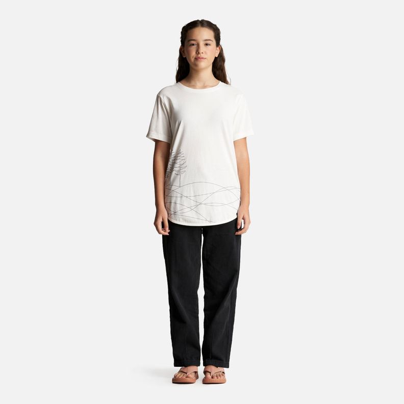 Polera Teen Girl Essential T-Shirt Blanco Lippi-4