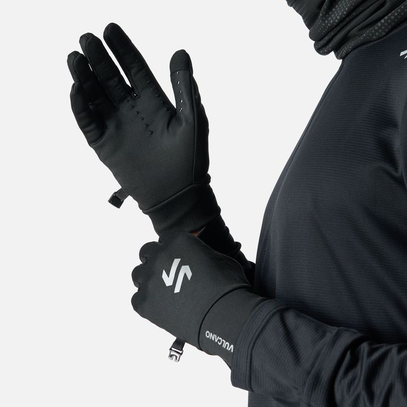 Guantes Speed Therm Gloves Negro Vulcano-2