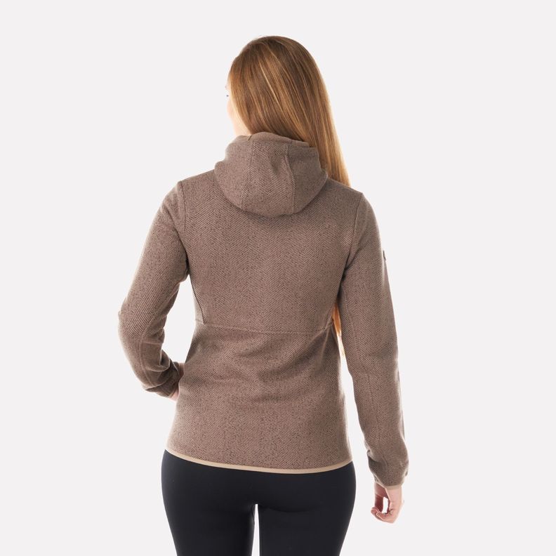 Polar Mujer Alamo Blend-Pro Hoody Jacket Taupe Lippi V23-2