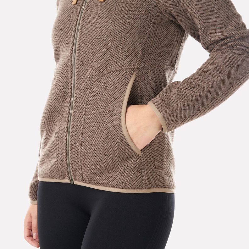Polar Mujer Alamo Blend-Pro Hoody Jacket Taupe Lippi V23-4