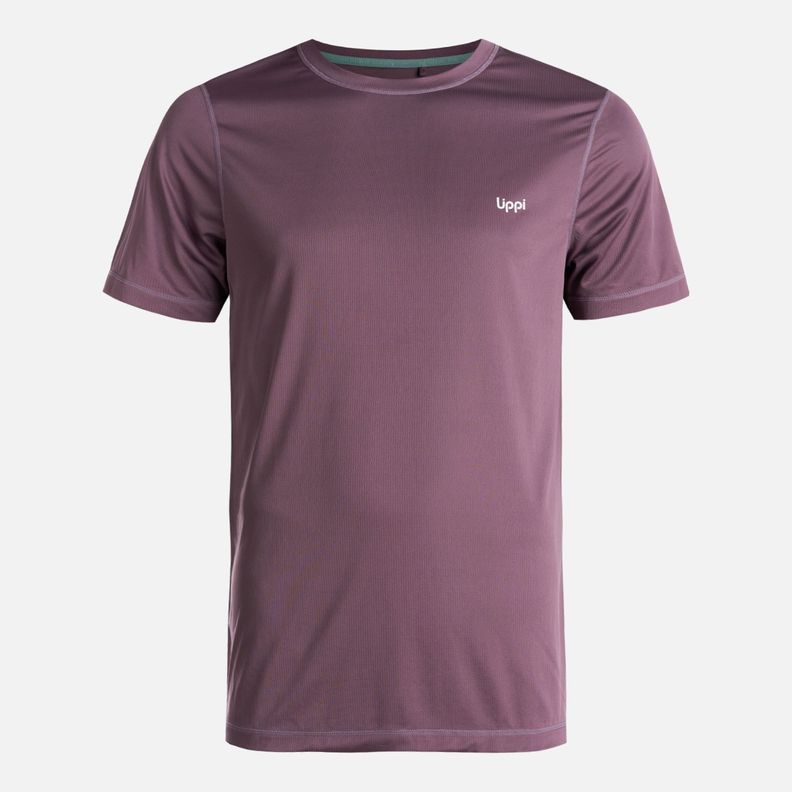 Polera Hombre Core Q-Dry T-Shirt Morado Lippi-0