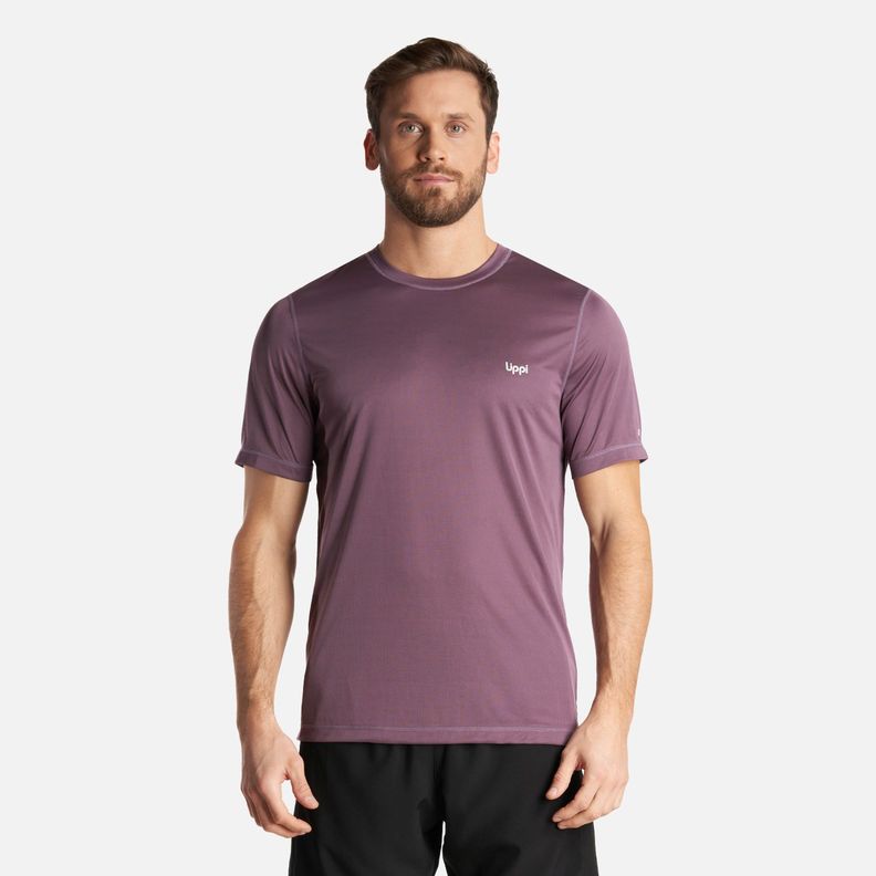 Polera Hombre Core Q-Dry T-Shirt Morado Lippi-1