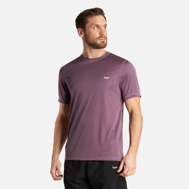 Polera Hombre Core Q-Dry T-Shirt Morado Lippi-2