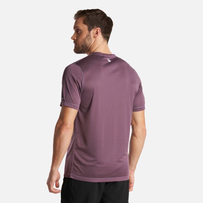 Polera Hombre Core Q-Dry T-Shirt Morado Lippi-3
