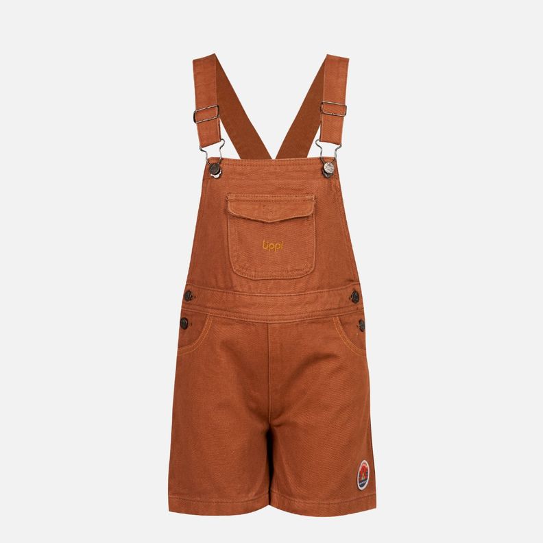 Jardinera Niño CountrySide Overalls Café Pardo Lippi-0