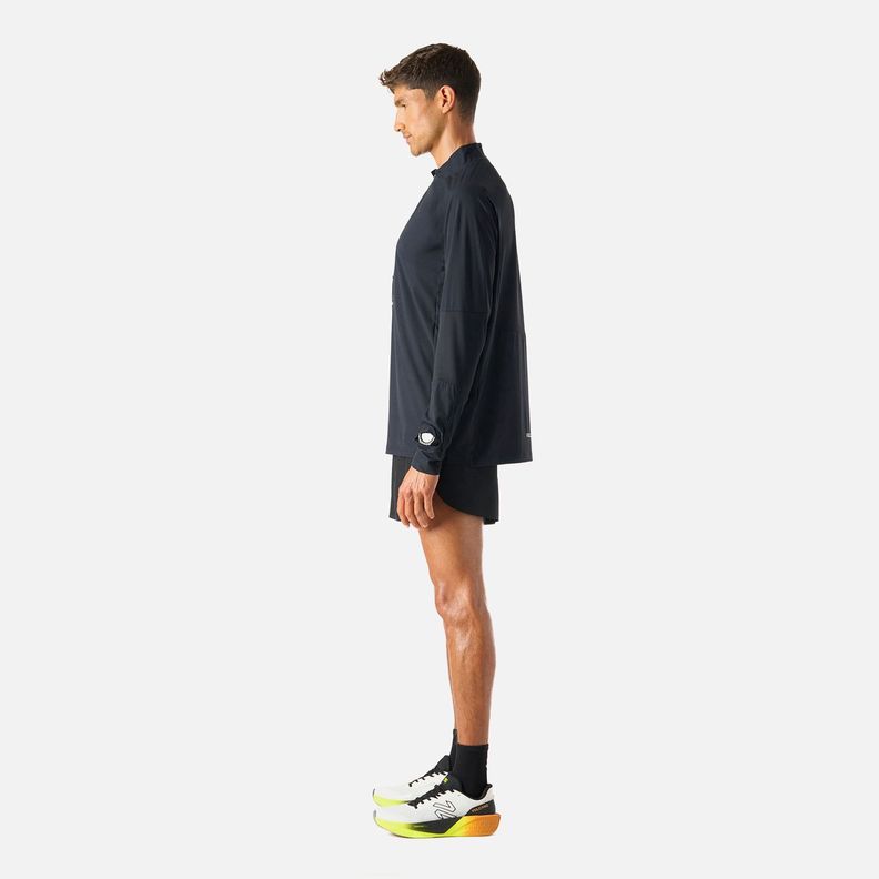 Polerón Hombre Built To Move Pro 1/4 Zip Negro Vulcano-2