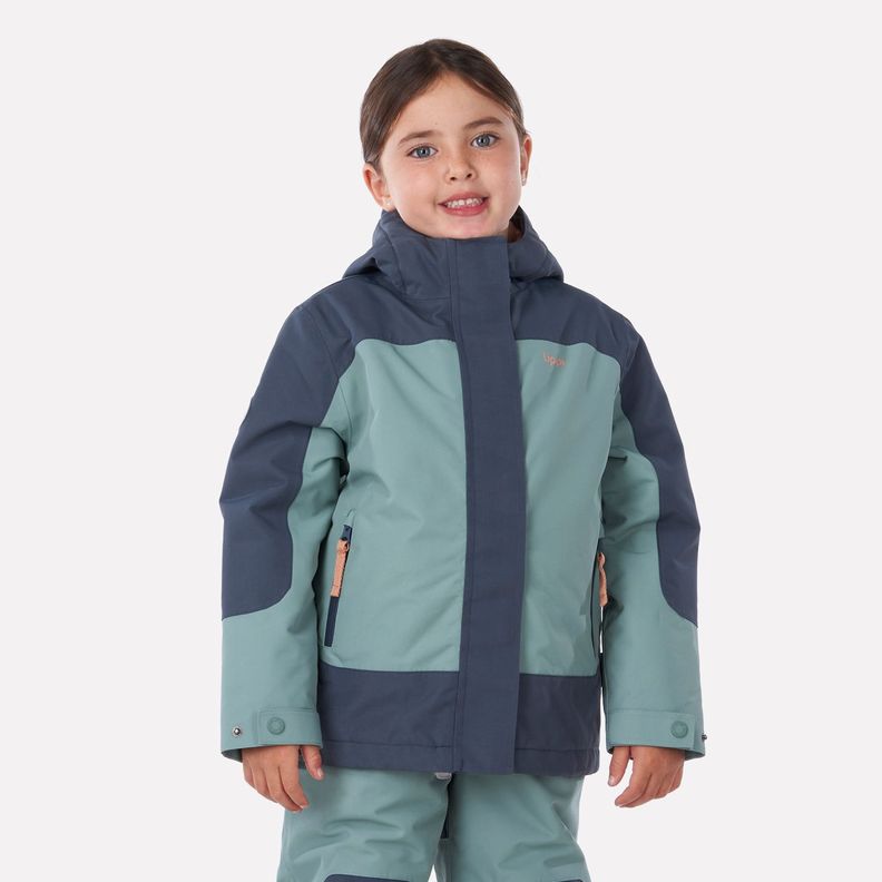 Chaqueta Niña Andes Snow B-Dry Hoody Jacket Jade Oscuro Lippi I23-1
