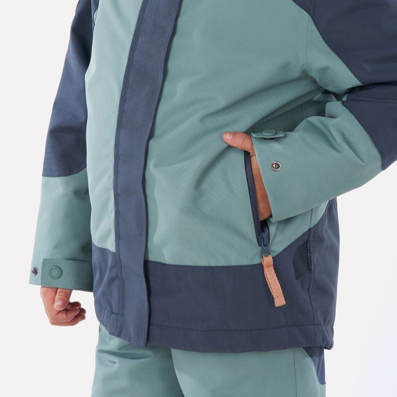 Chaqueta Niña Andes Snow B-Dry Hoody Jacket Jade Oscuro Lippi I23-4